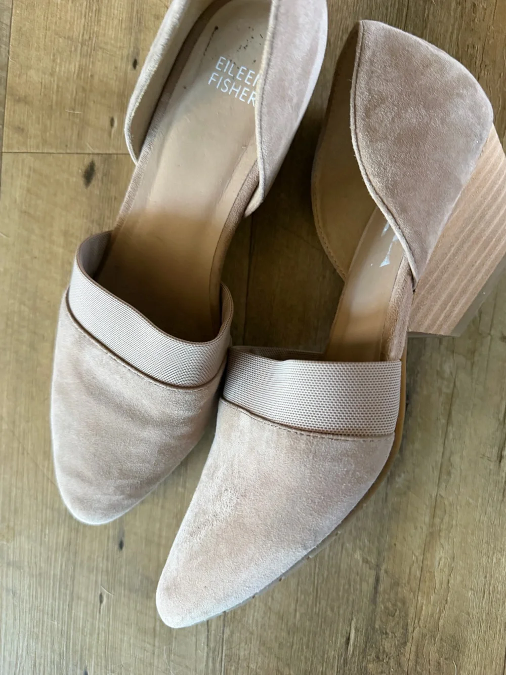Eileen Fisher Hilly Wedge D'Orsay Wedge Pump | Beige